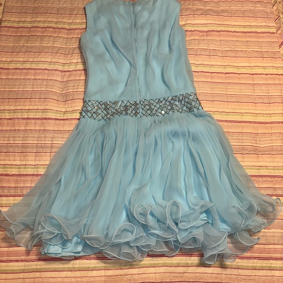 Miss Elliette Light Blue Formal Kids Dress - Picture 6 of 16